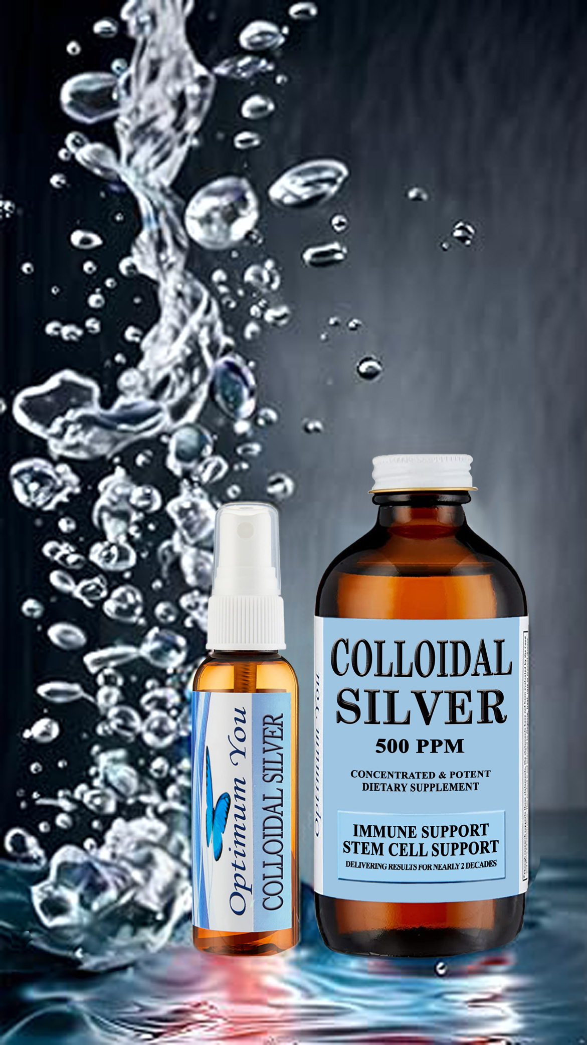 Optimum You Colloidal Silver, 500 ppm: Elevate the Healing Experience