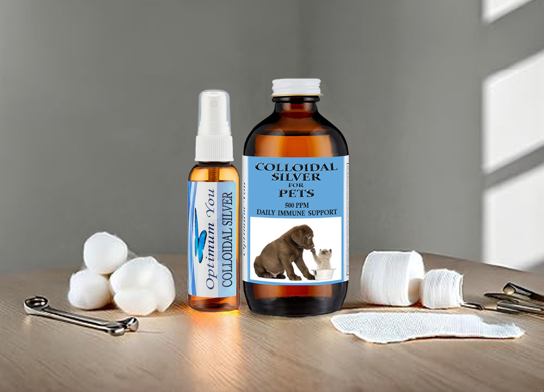 Optimum You Colloidal Silver For Pets, 500 ppm: Wound Healing