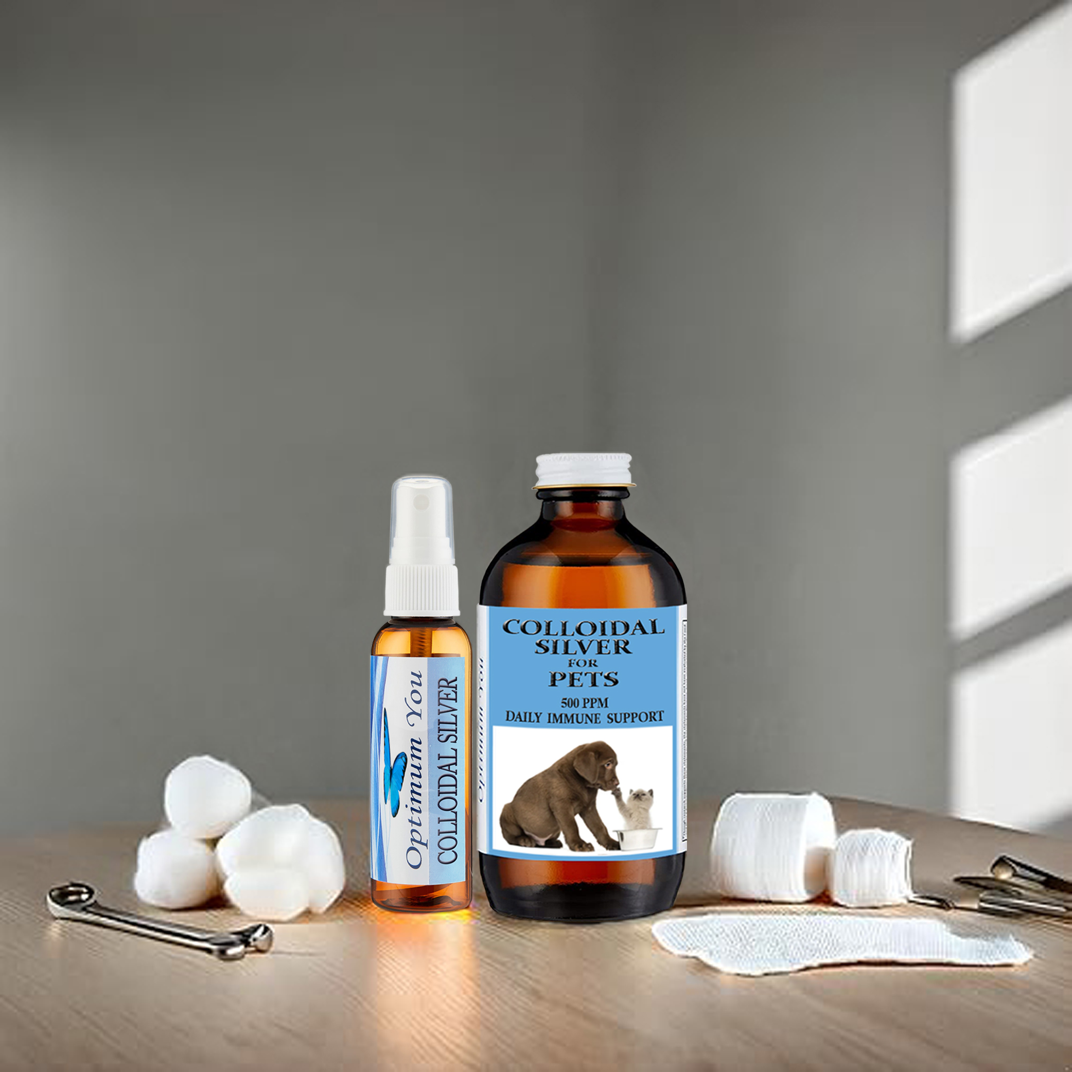Optimum You Colloidal Silver For Pets, 500 ppm: Wound Healing