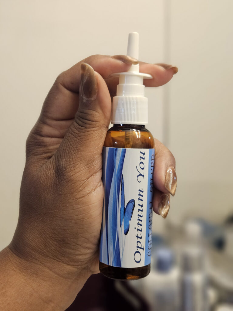 Spray Optimum You Colloidal Silver when and where you need it.