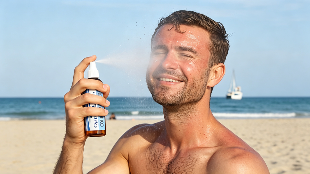 Sunburn Relief Provided by Optimum You Colloidal Silver